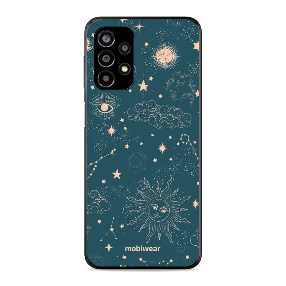 Handyhülle für Galaxy A23 4G, Mobiwear Glossy Case, Astraler Staub