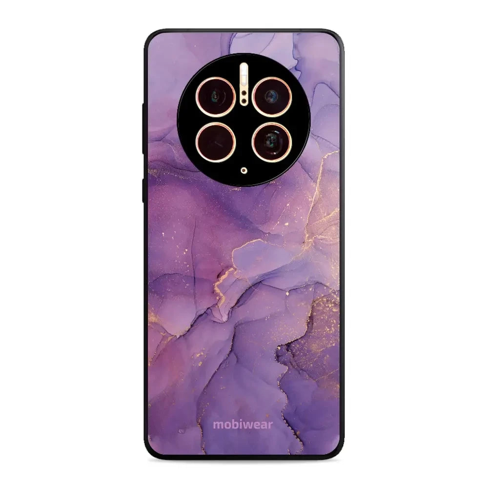 Handyhülle für Huawei Mate 50 Pro, Mobiwear Glossy Case, Violett