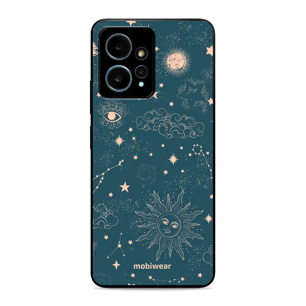 Handyhülle für Xiaomi Redmi Note 12 4G, Mobiwear Glossy Case, Astraler Staub