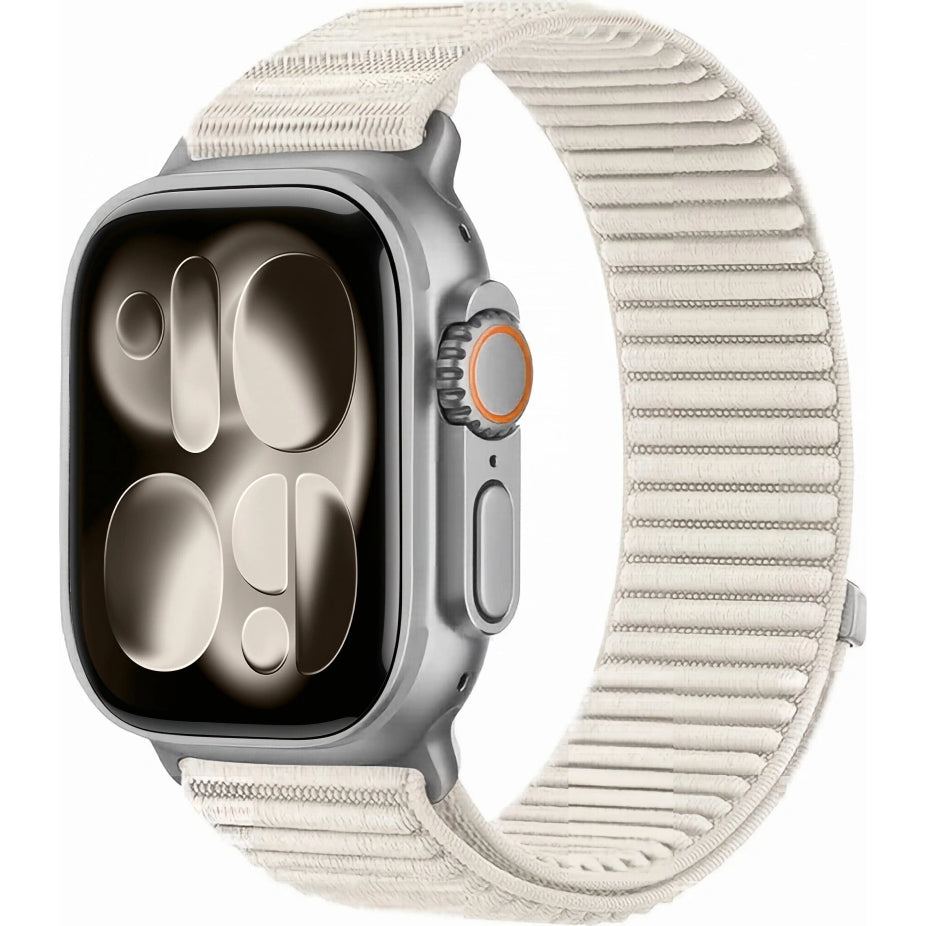 Armband für Apple Watch 38/40/41/42 mm, Tech Protect Nylon Pro, Beige (2/7)