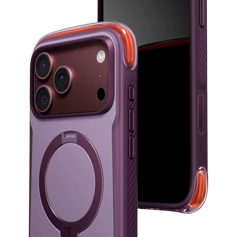 Handyhülle für iPhone 18 Pro Max / 17 Pro Max, Torras Ostand Q3 Air Pro mit MagSafe, Violett (2/6)
