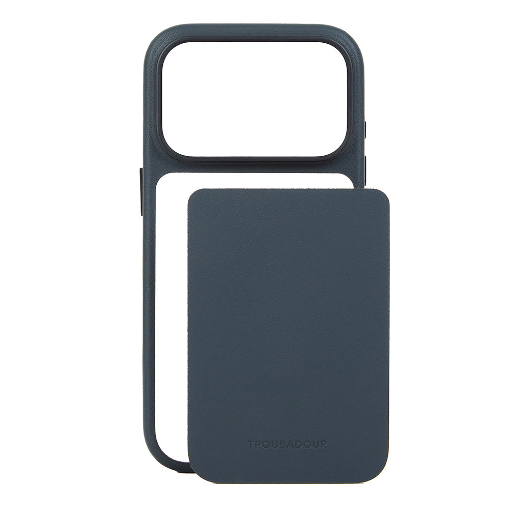 Lederhülle mit modularer Rückseite Troubadour Modular Leather Case für MagSafe für iPhone 18 Pro, Graphit (2/9)