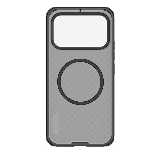 Handyhülle für Xiaomi POCO F9 Pro, Nillkin Frosted Shield Pro Magnetic mit MagSafe, Geräuchert mit schwarzem Rahmen (2/13)