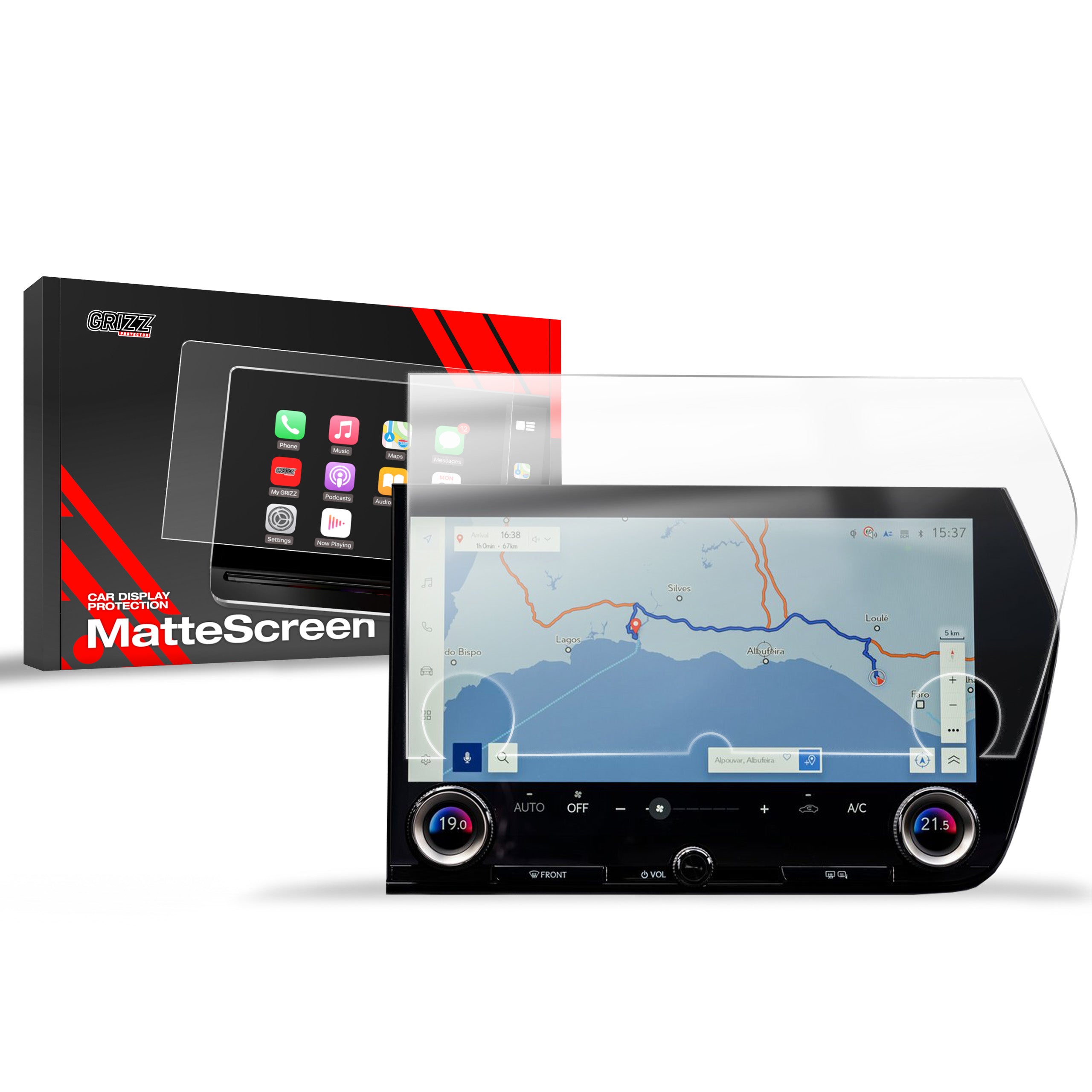 Matte Autodisplayfolie für Lexus RZ 14" (2022-2026), Grizz Protector