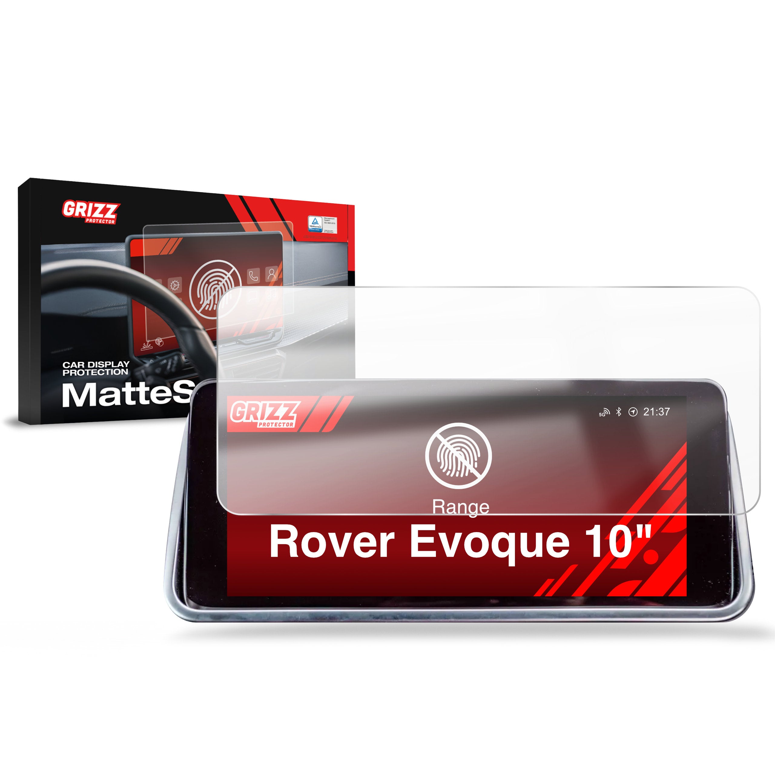 Matte Autodisplayfolie für Range Rover Evoque (2019-2023), Grizz Protector