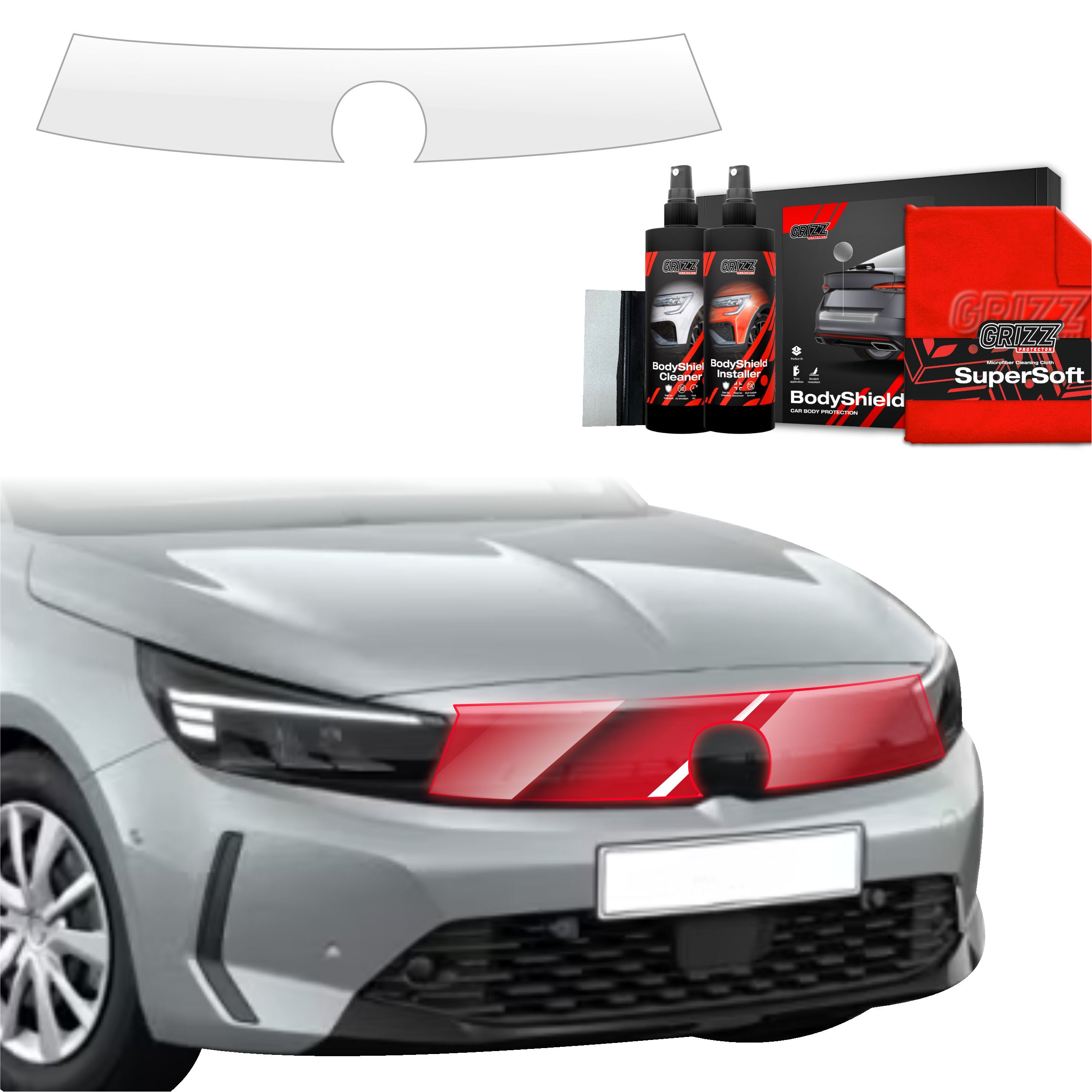 Schutzfolie Grizz Protector für Säule - Opel Corsa (2023- 2025)
