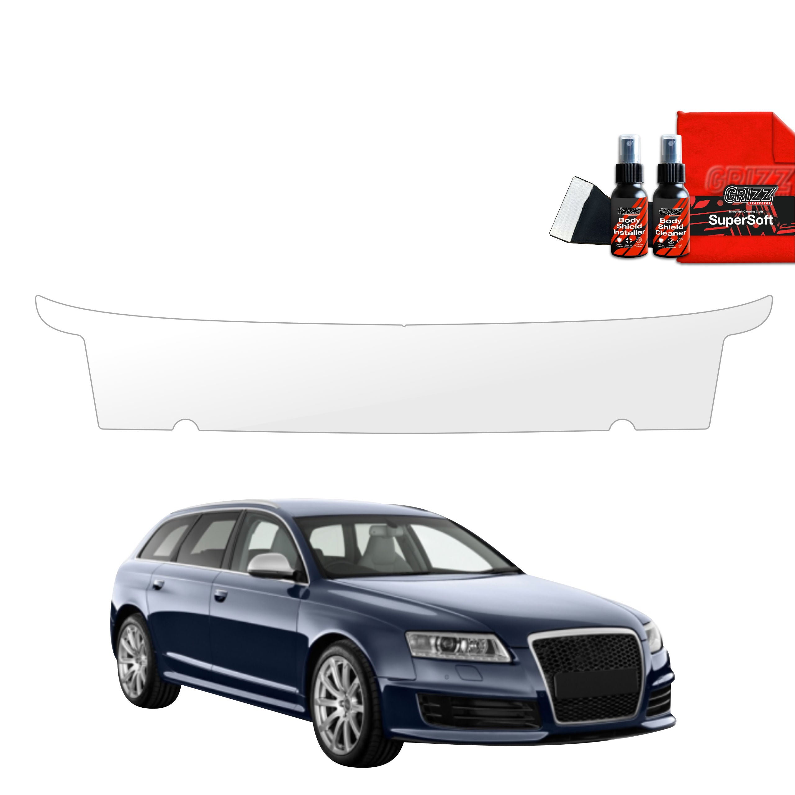 Schutzfolie Grizz Protector für Ladekante - Audi A6 C6 Avant Facelifting (2008-2011)