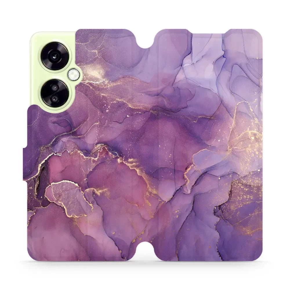 Handyhülle mit klappe für OnePlus Nord CE 3 Lite, Mobiwear Book, Violett