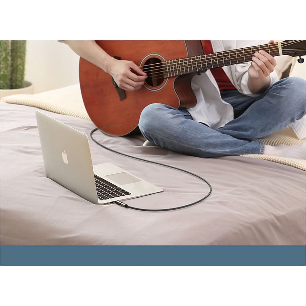 Ugreen Audio-Adapter von 6,35mm Jack (weiblich) auf 3,5mm Mini Jack (männlich), Schwarz