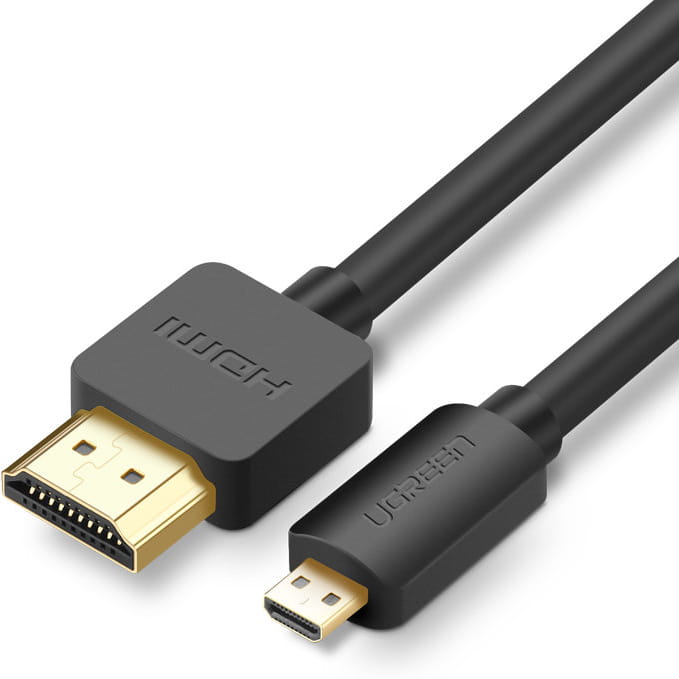 Ugreen HDMI 4k 60Hz - micro HDMI Kabel, 3 m, Schwarz