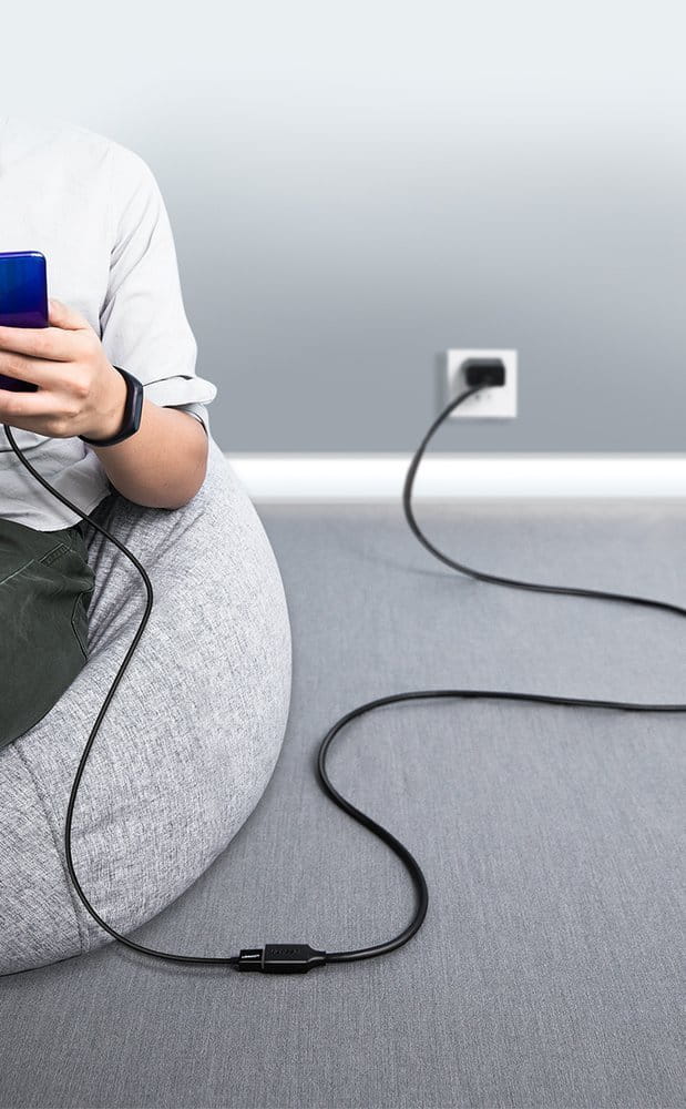 Adapterkabel USB (Buchse) - USB (Stecker), Ugreen 3.0, 5 Gbps, 1 m, Schwarz