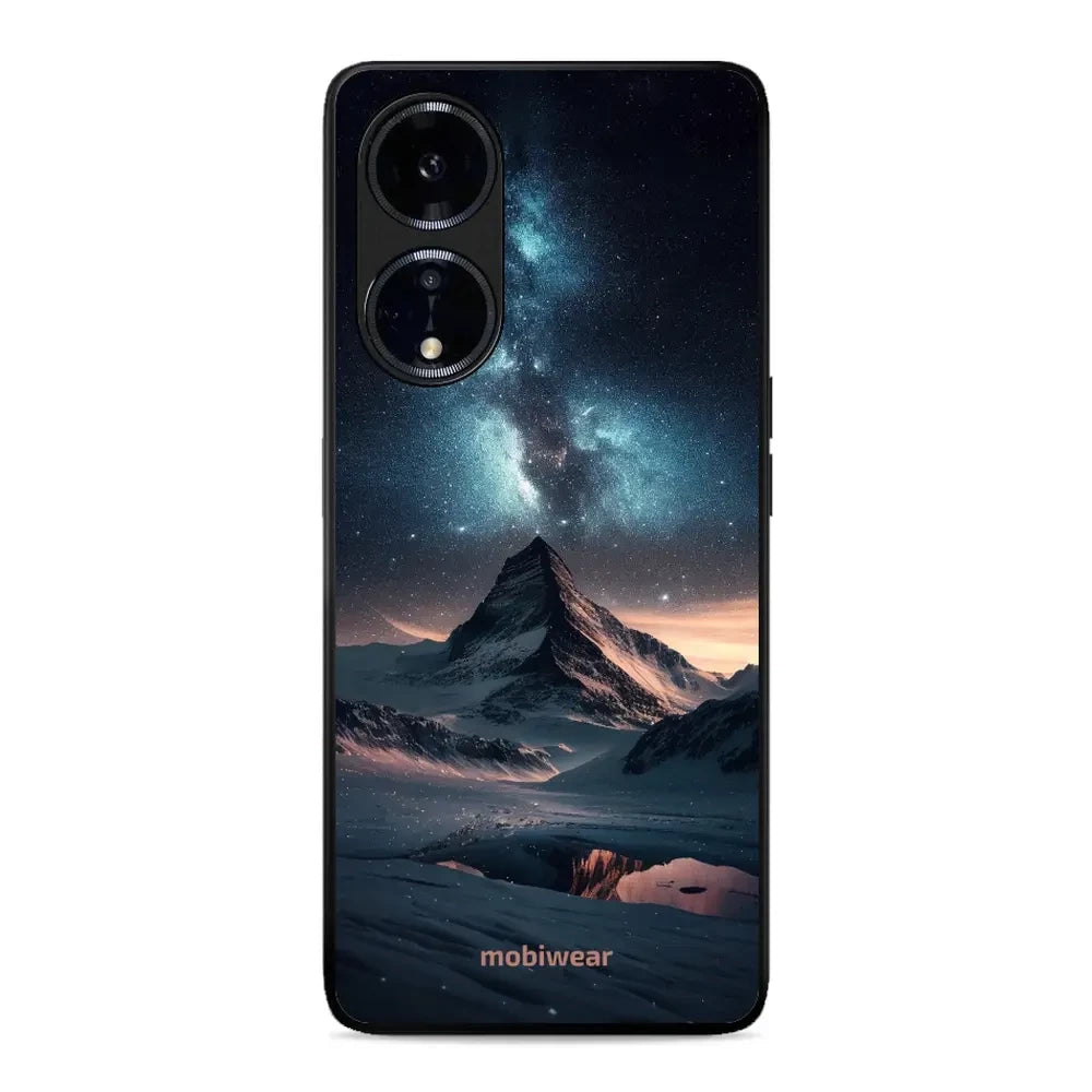 Handyhülle für Oppo A98 5G, Mobiwear Glossy Case, Nachtberg