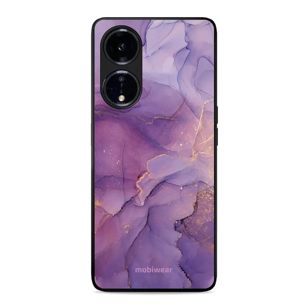Handyhülle für Oppo A98 5G, Mobiwear Glossy Case, Violett