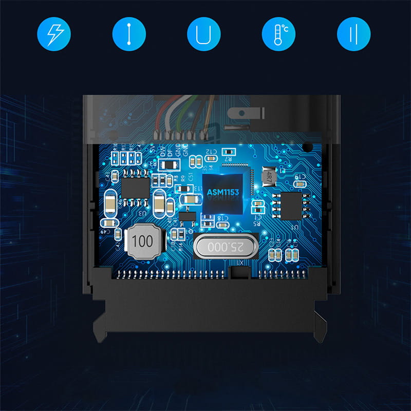 Ugreen USB-A 3.0 Adapter für 2.5'' / 3.5'' SATA Laufwerke, SSD, HDD, Schwarz