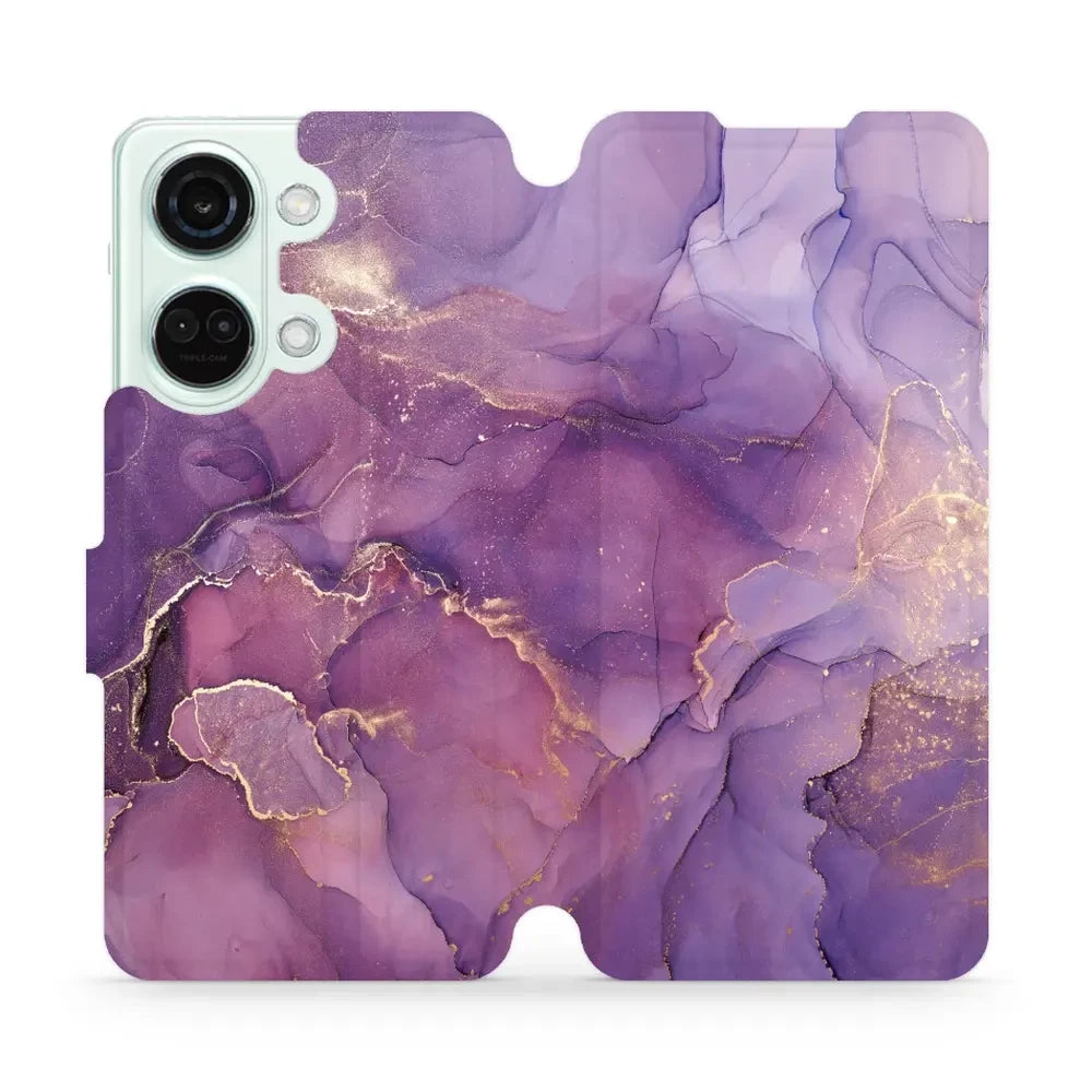 Handyhülle mit klappe für OnePlus Nord 3, Mobiwear Book, Violett