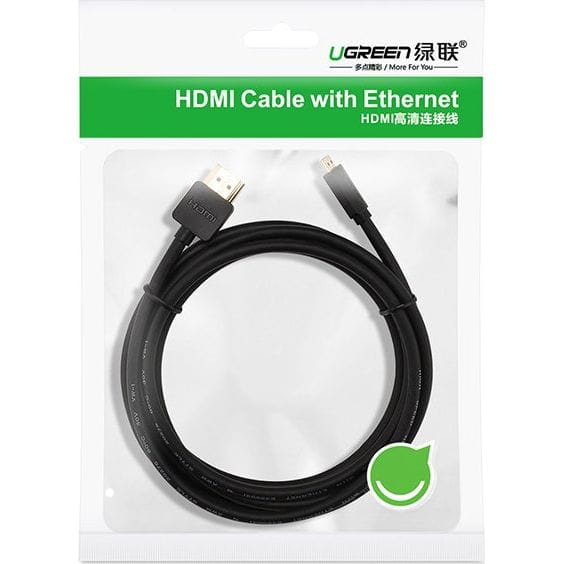 Ugreen HDMI 4k 60Hz - micro HDMI Kabel, 1,5 m, Schwarz