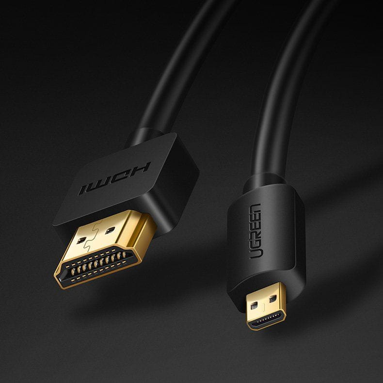 Ugreen HDMI 4k 60Hz - micro HDMI Kabel, 1,5 m, Schwarz