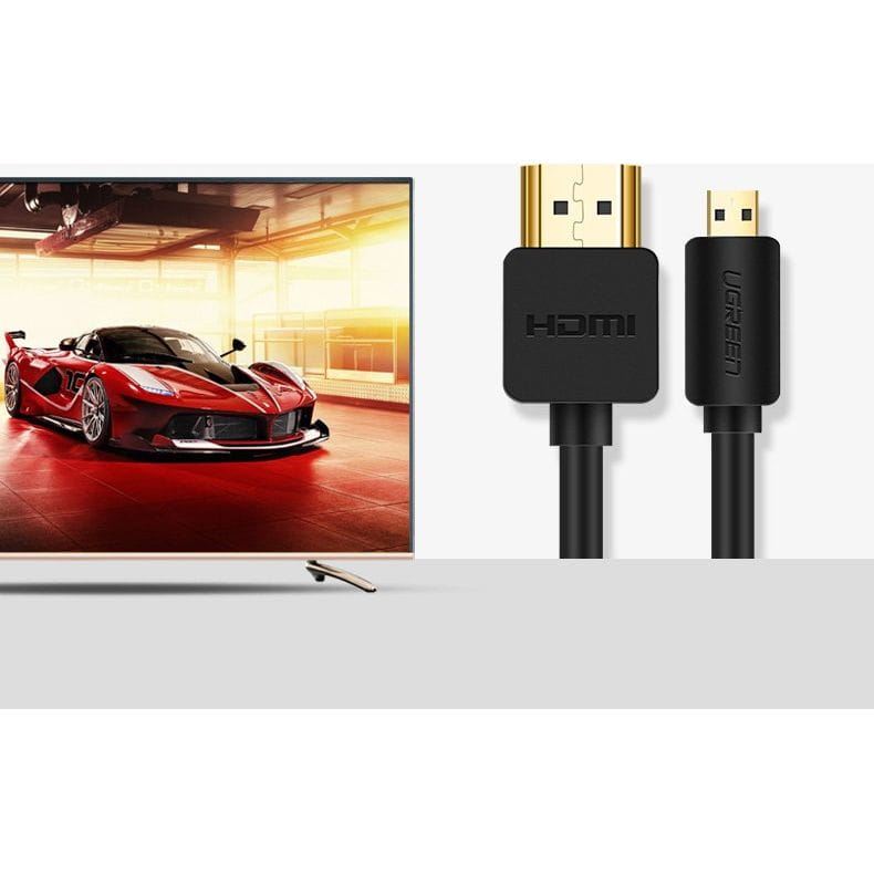 Ugreen HDMI 4k 60Hz - micro HDMI Kabel, 1,5 m, Schwarz