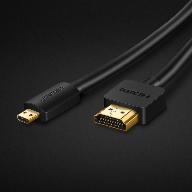 Ugreen HDMI 4k 60Hz - micro HDMI Kabel, 1,5 m, Schwarz