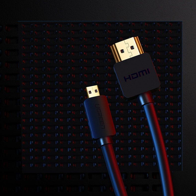 Ugreen HDMI 4k 60Hz - micro HDMI Kabel, 1,5 m, Schwarz