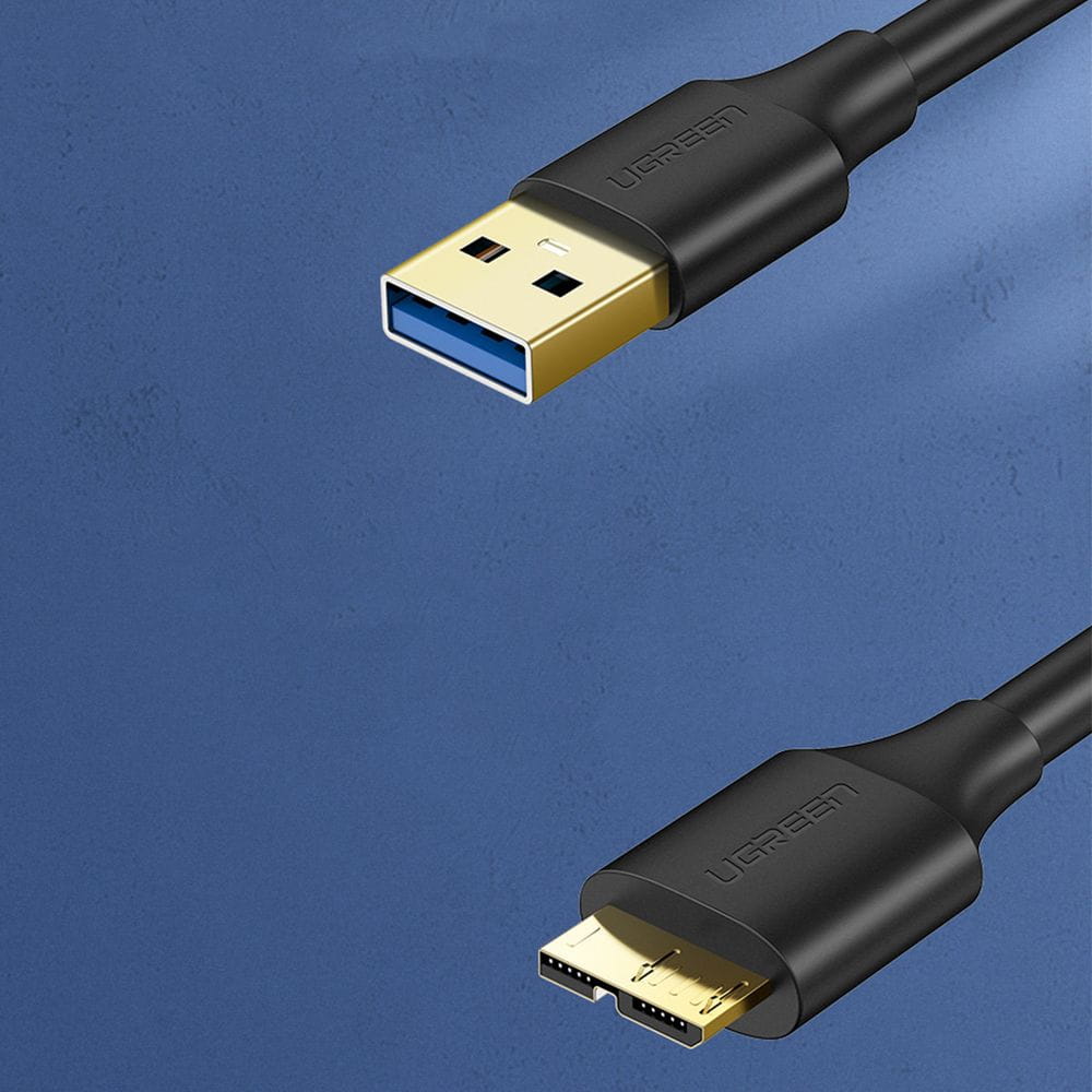 Ugreen USB-A 3.0 - Micro USB-B SuperSpeed 5Gbps Datenkabel, 1 m, schwarz