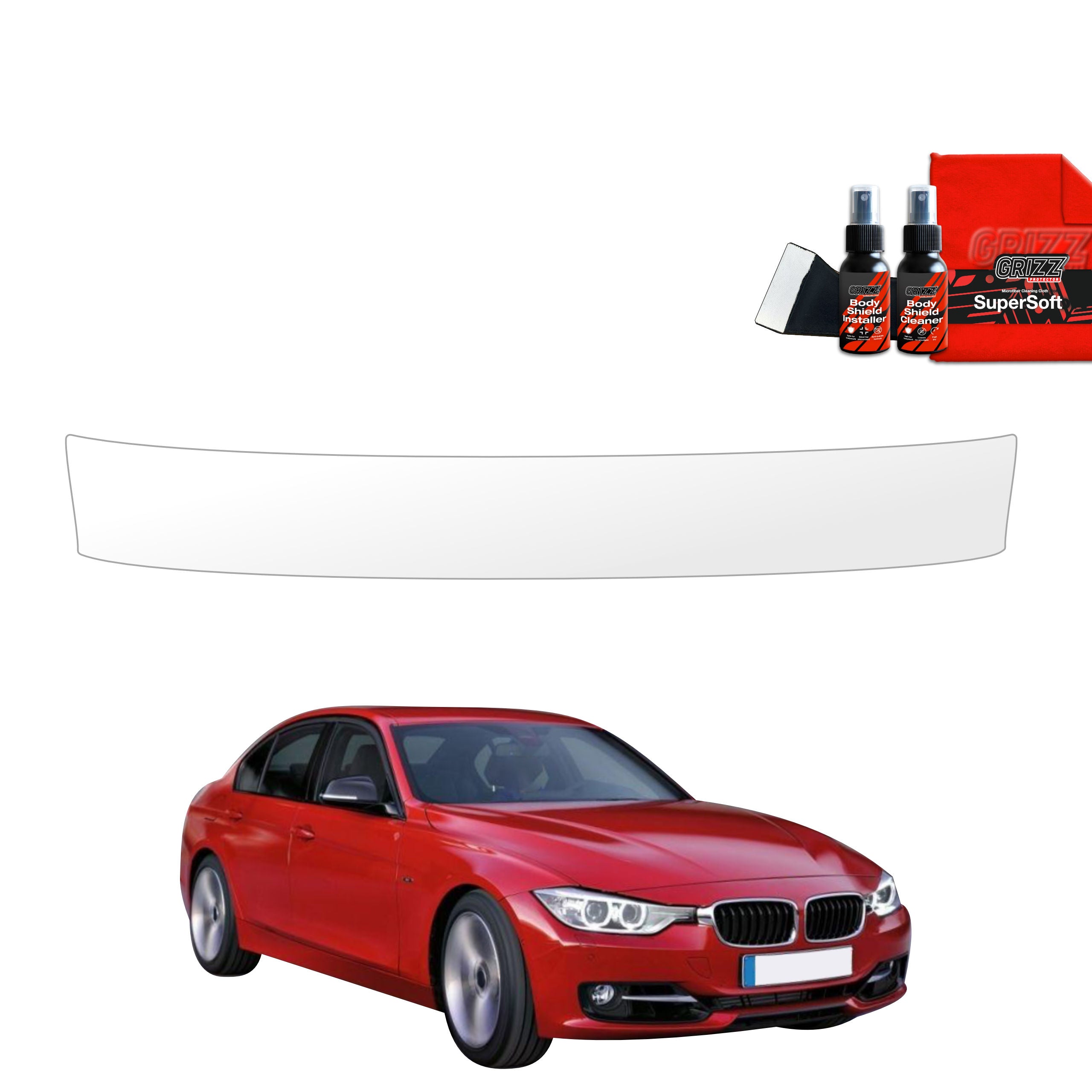 Schutzfolie Grizz Protector für Ladekante - BMW 3 F30 Sedan Pre-LCI (2011-2015)