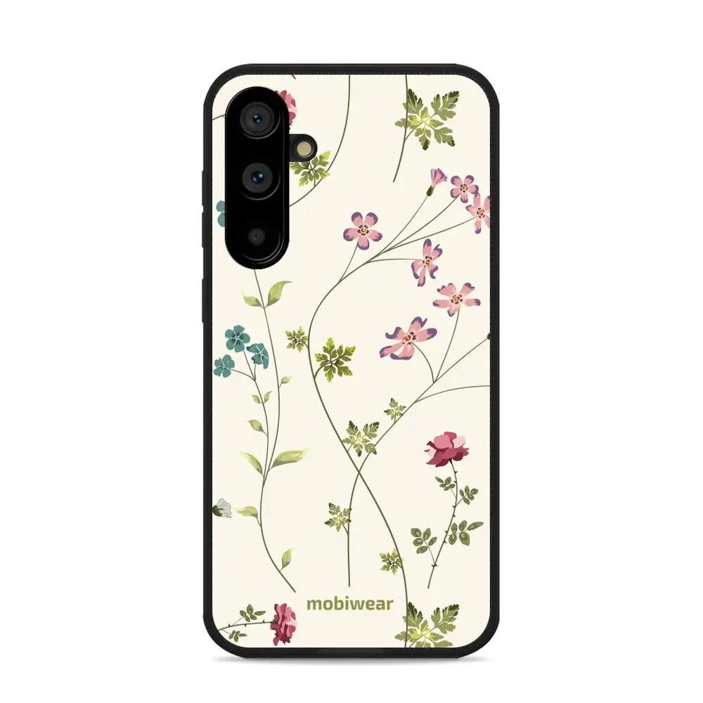 Handyhülle für Galaxy S23 FE, Mobiwear Glossy Case, Idyllische Blüte