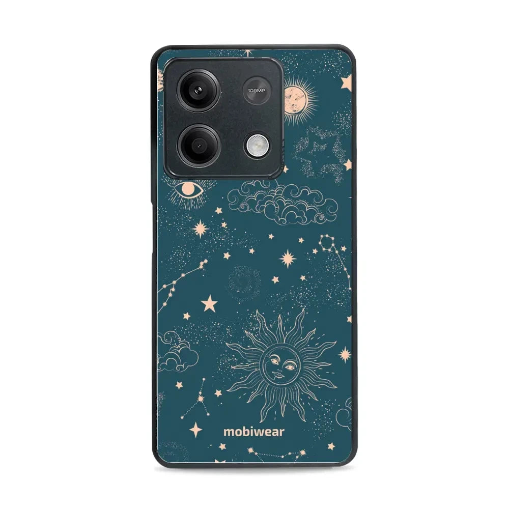 Handyhülle für Xiaomi Redmi Note 13 5G, Mobiwear Glossy Case, Astraler Staub