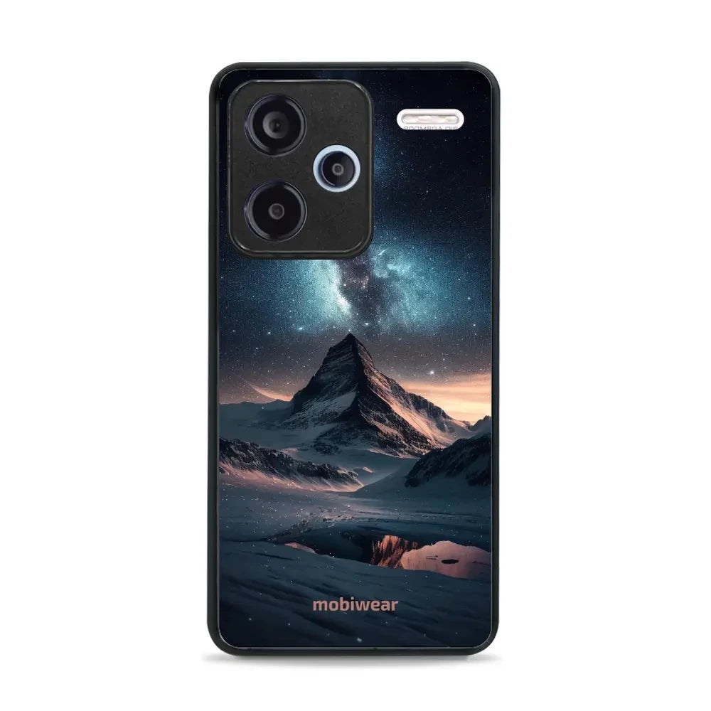Handyhülle für Xiaomi Redmi Note 13 Pro Plus 5G, Mobiwear Glossy Case, Nachtberg