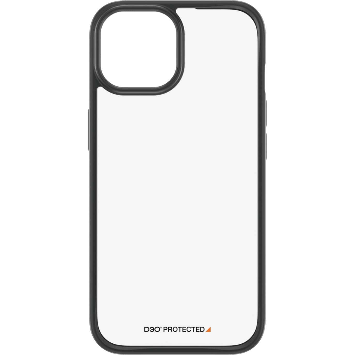 Antibakterielle Schutzhülle PanzerGlass ClearCase für Apple iPhone 15,Schwarz