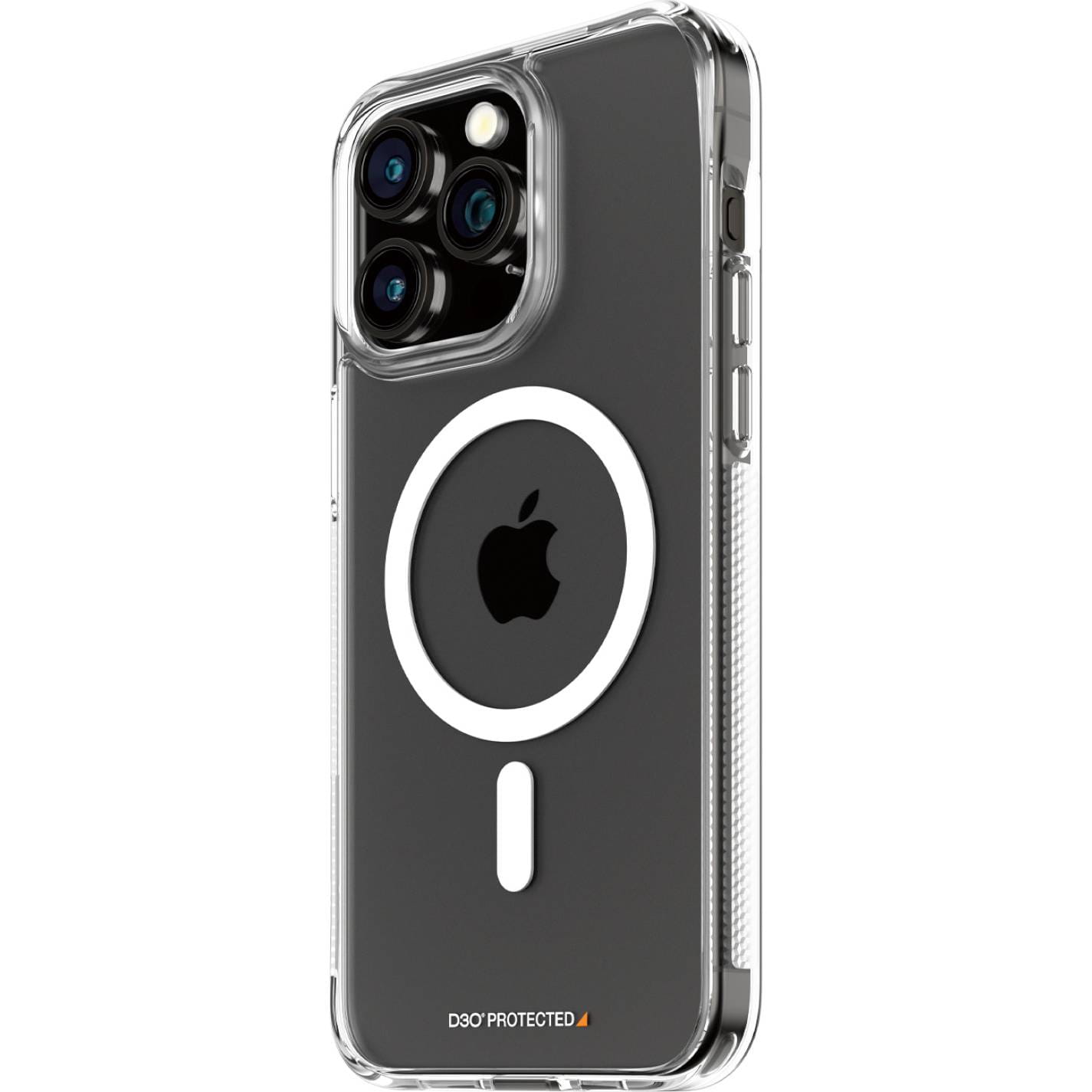 Antibakterielle Schutzhülle PanzerGlass HardCase MagSafe für Apple iPhone 15 Pro Max, Transparent