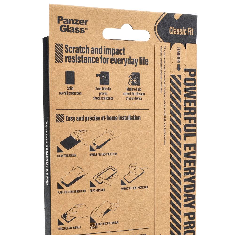 Gehärtetes Glas PanzerGlass Classic Fit für iPhone 15 Pro Max