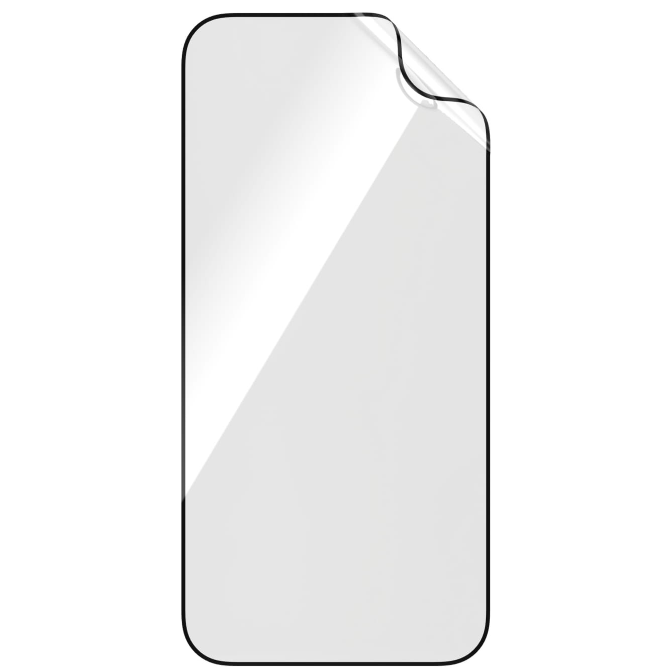 Hybridglas für das gesamte Display PanzerGlass Ultra-Wide Fit Matrix + AlignerKit für iPhone 15