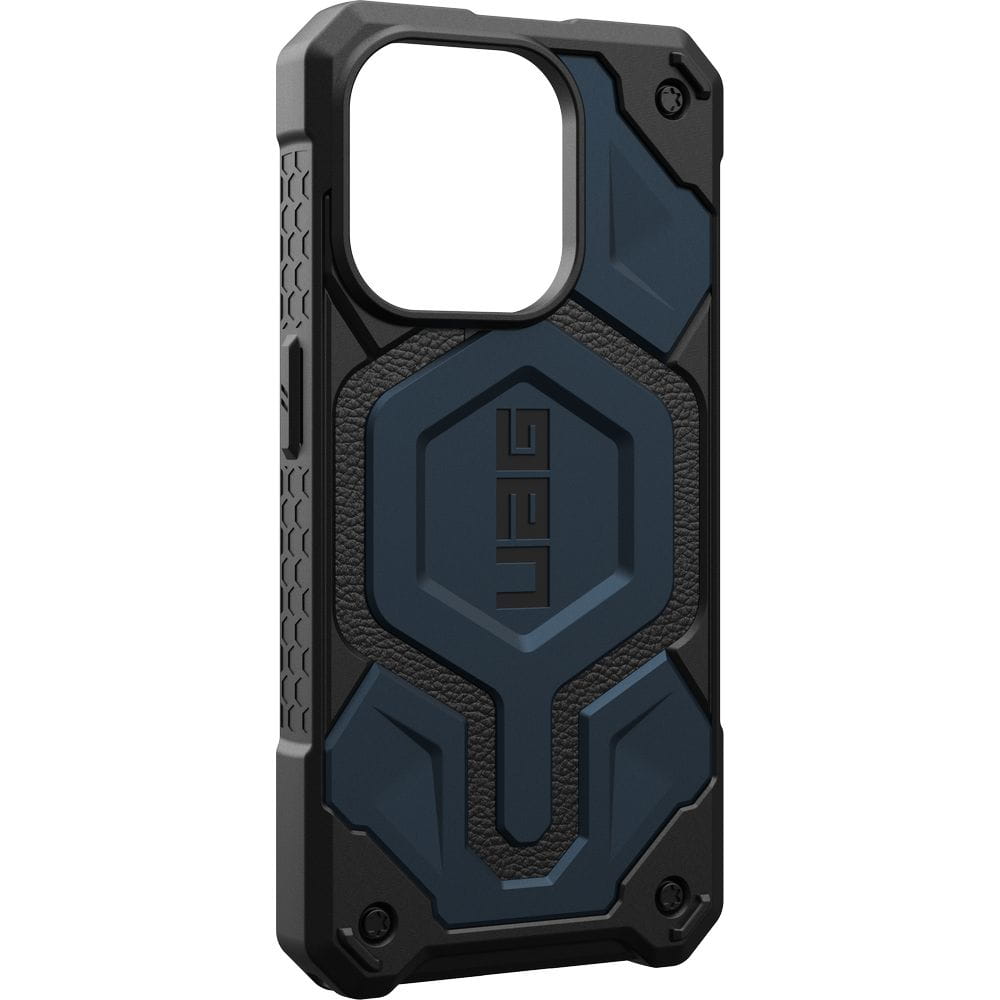 Schutzhülle Urban Armor Gear Monarch Pro MagSafe für Apple iPhone 15 Pro, Dunkelblau