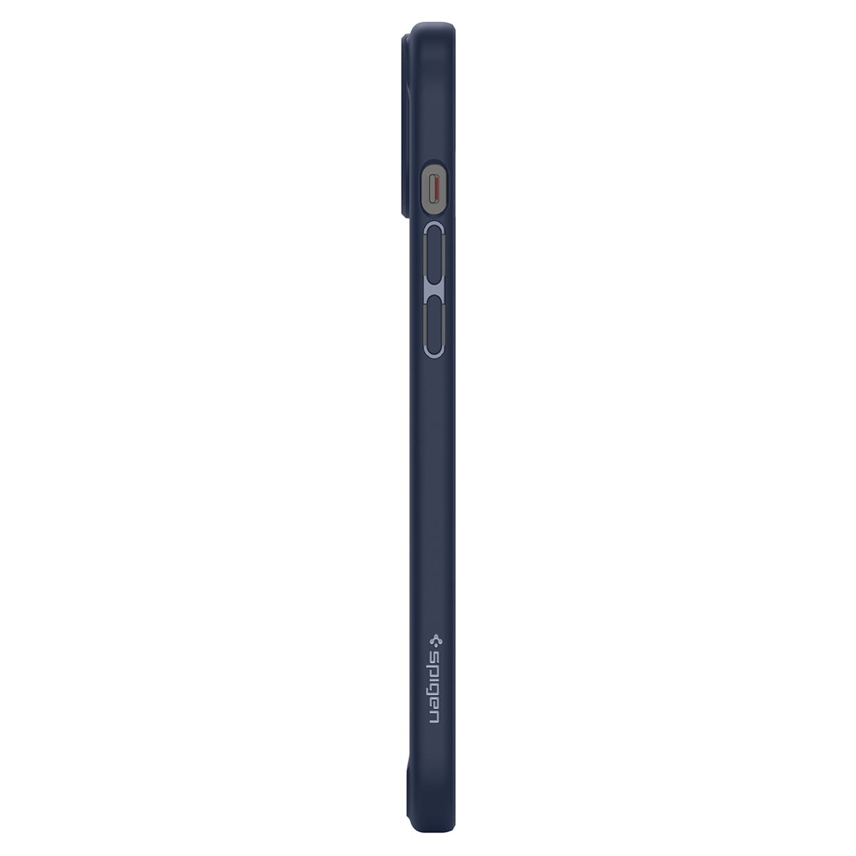 Schutzhülle für iPhone 15, Spigen Ultra Hybrid, Transparent-Dunkelblau