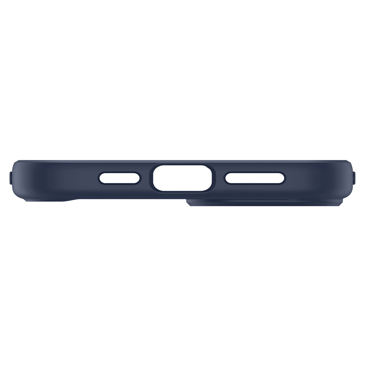 Schutzhülle für iPhone 15, Spigen Ultra Hybrid, Transparent-Dunkelblau