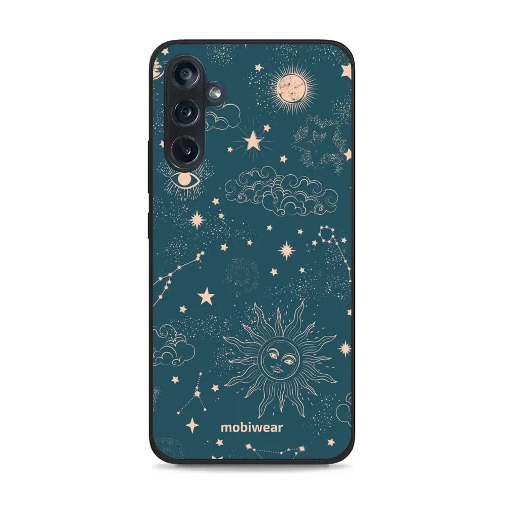 Handyhülle für Galaxy M34 5G, Mobiwear Glossy Case, Astraler Staub