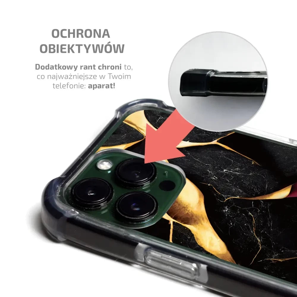 Handyhülle für iPhone 11 Pro Max mit MagSafe, Mobiwear Elite Bumper, Vergoldetes Erz