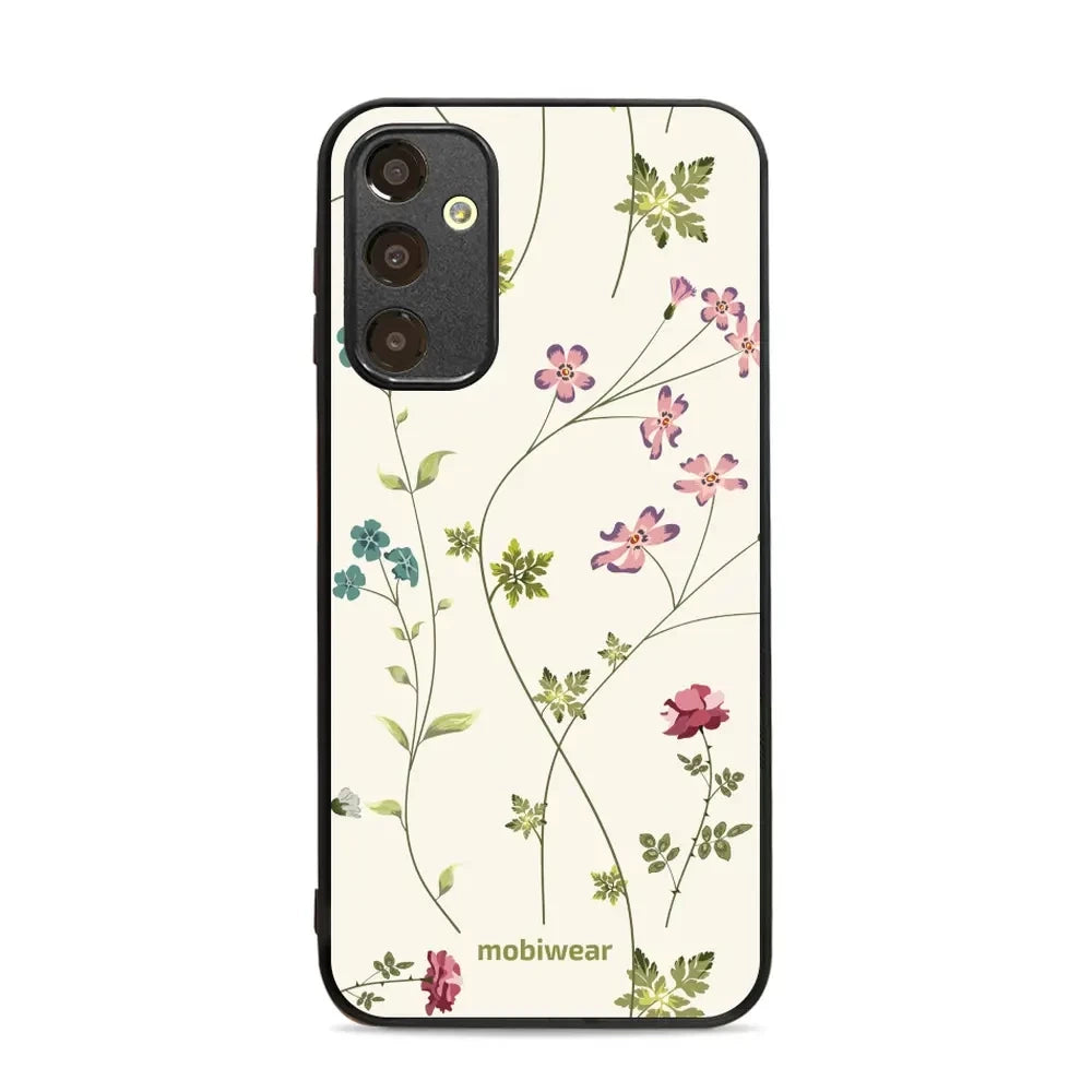 Handyhülle für Galaxy A25 5G, Mobiwear Glossy Case, Idyllische Blüte