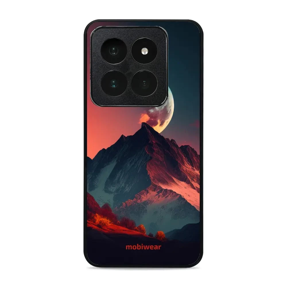 Handyhülle für Xiaomi 14 Pro, Mobiwear Glossy Case, Gebirgsdämmerung