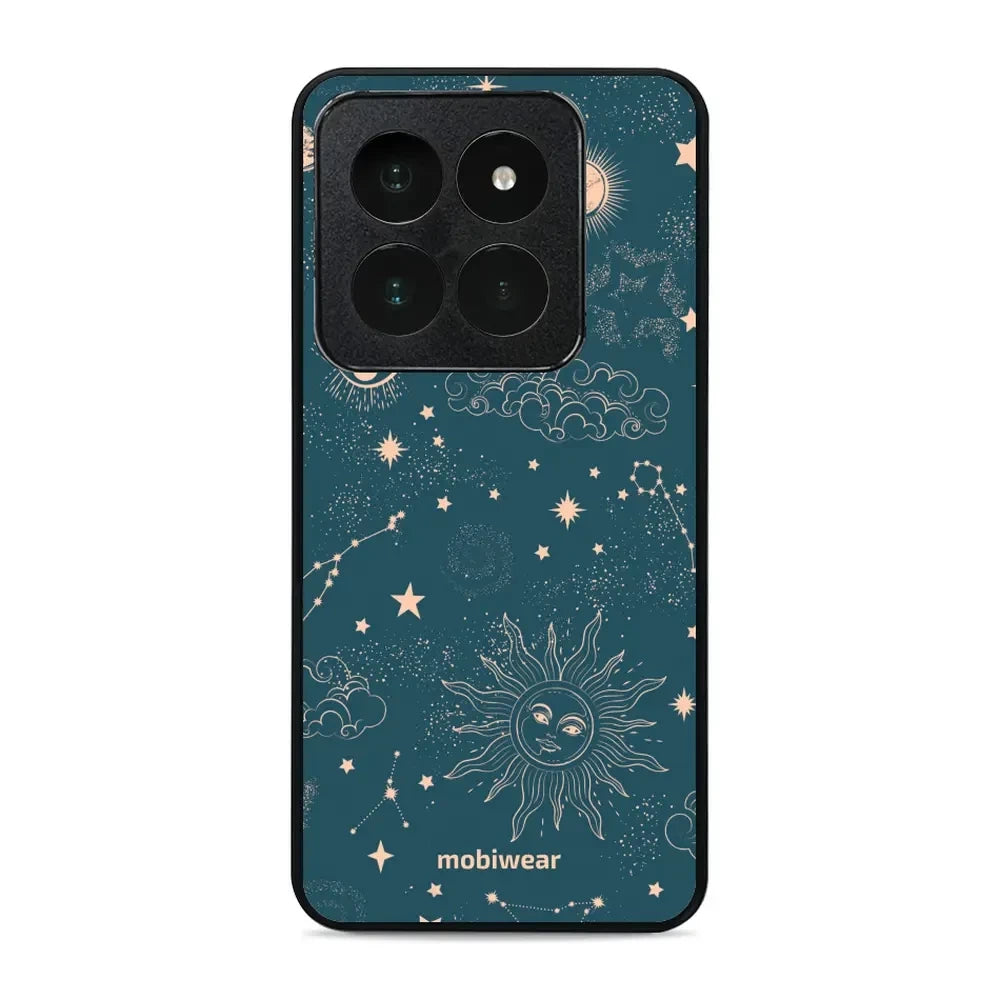 Handyhülle für Xiaomi 14 Pro, Mobiwear Glossy Case, Astraler Staub