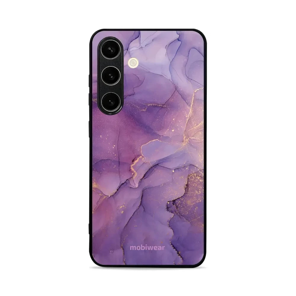 Handyhülle für Galaxy S24, Mobiwear Glossy Case, Violett