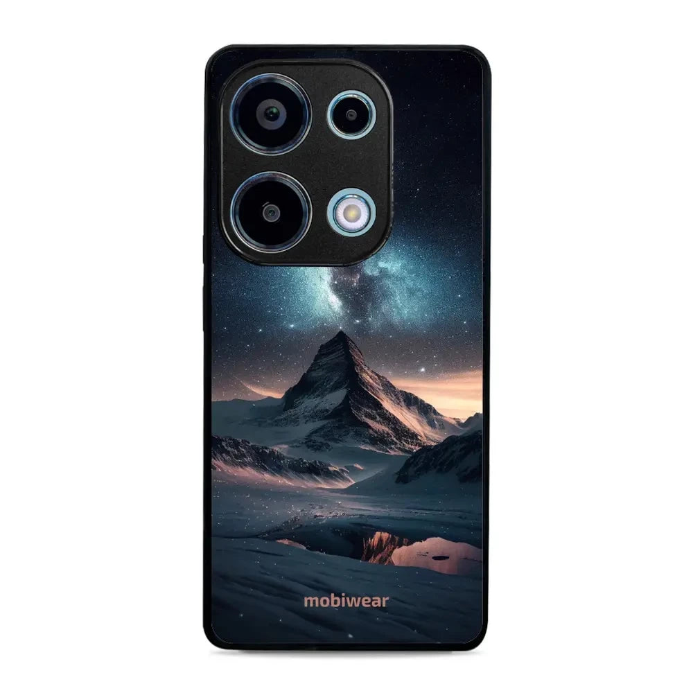 Handyhülle für Xiaomi Redmi Note 13 Pro 4G, Mobiwear Glossy Case, Nachtberg