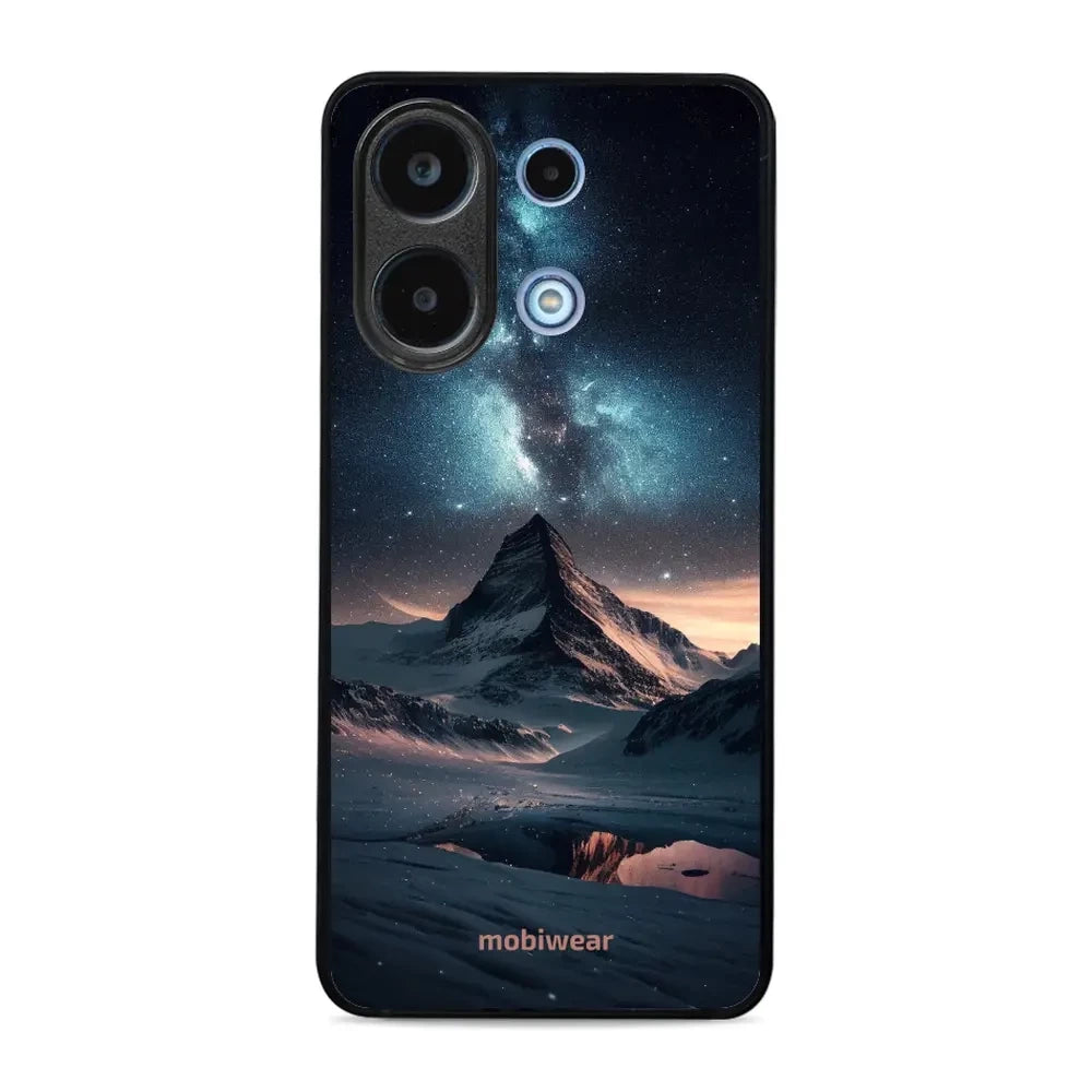 Handyhülle für Xiaomi Redmi Note 13 4G, Mobiwear Glossy Case, Nachtberg