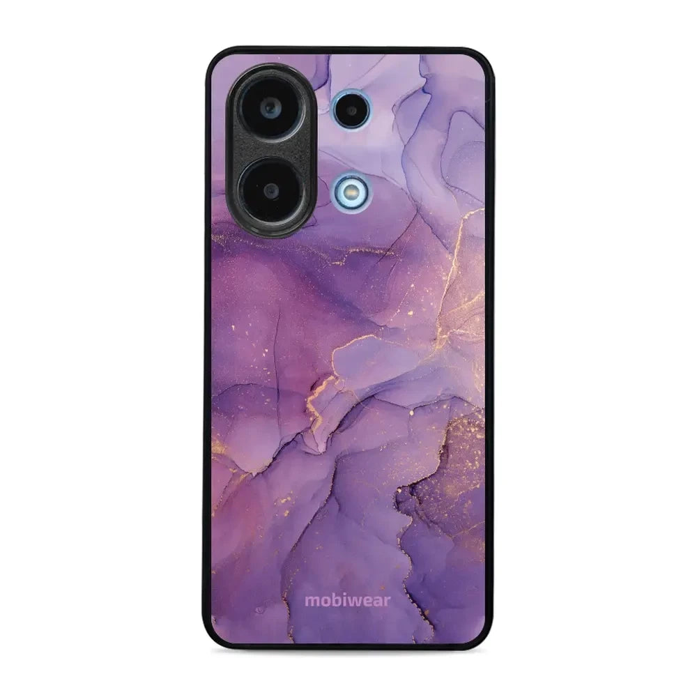 Handyhülle für Xiaomi Redmi Note 13 4G, Mobiwear Glossy Case, Violett