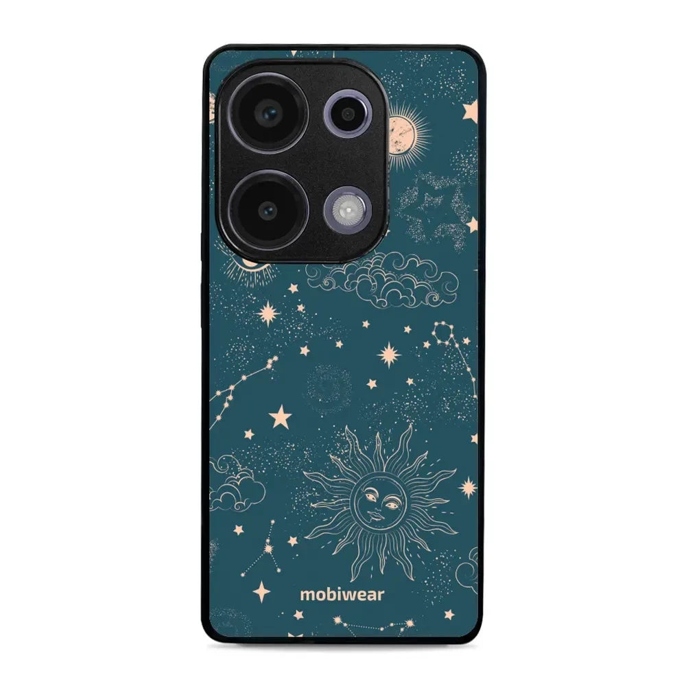 Handyhülle für Xiaomi Poco M6 Pro 4G, Mobiwear Glossy Case, Astraler Staub