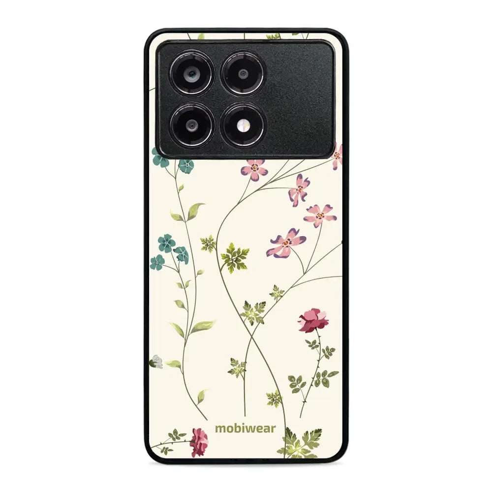 Handyhülle für Xiaomi POCO X6 Pro, Mobiwear Glossy Case, Idyllische Blüte