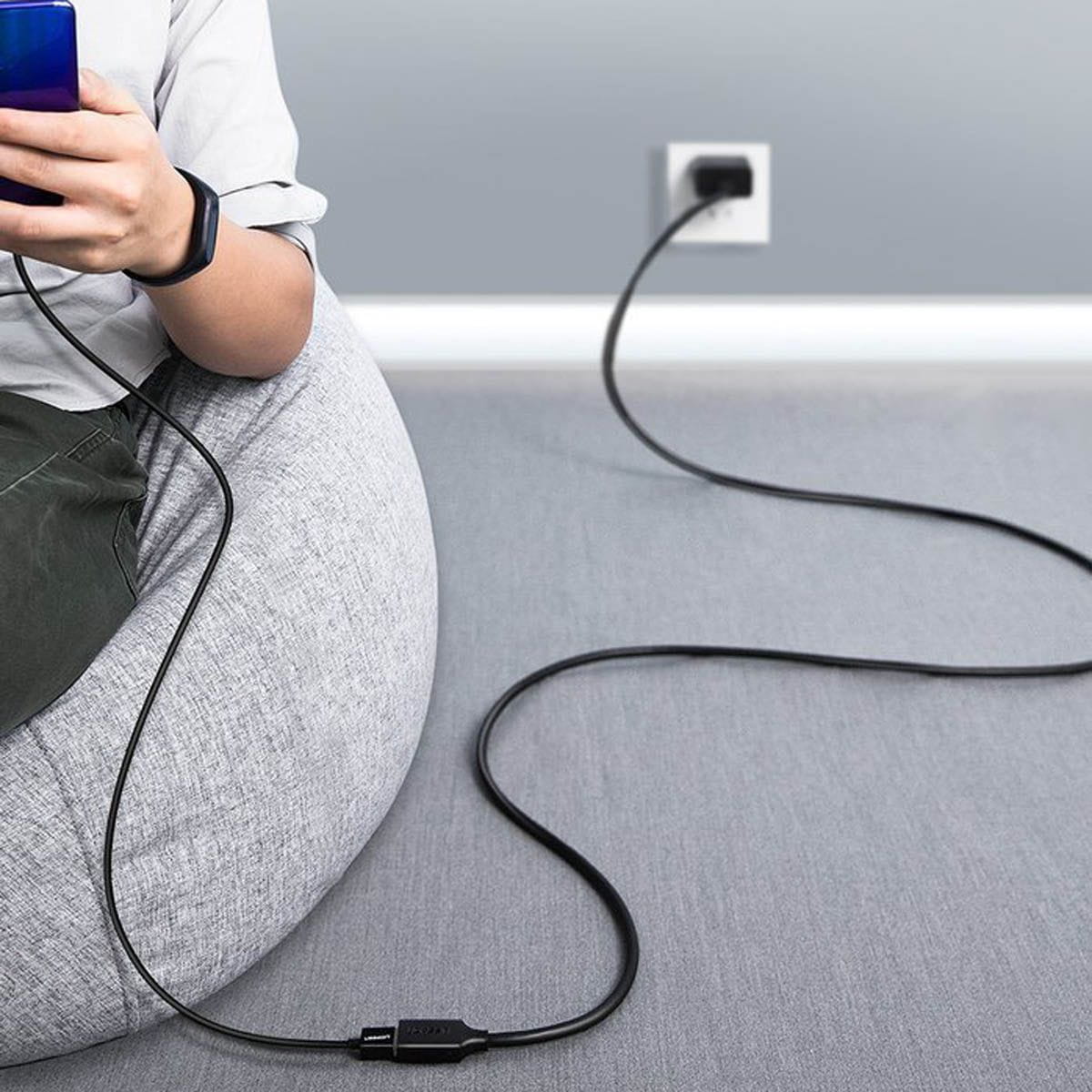 Adapterkabel USB (Buchse) - USB (Stecker), Ugreen US129 3.0, 5 Gbps, 0,5 m, Schwarz