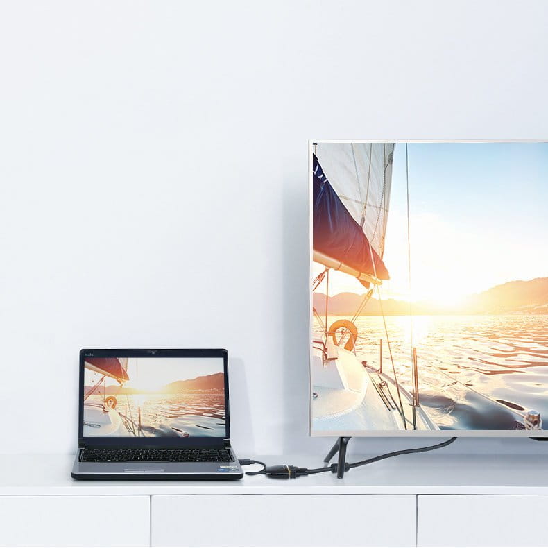 Ugreen HDMI zu VGA Adapter Ugreen, schwarz