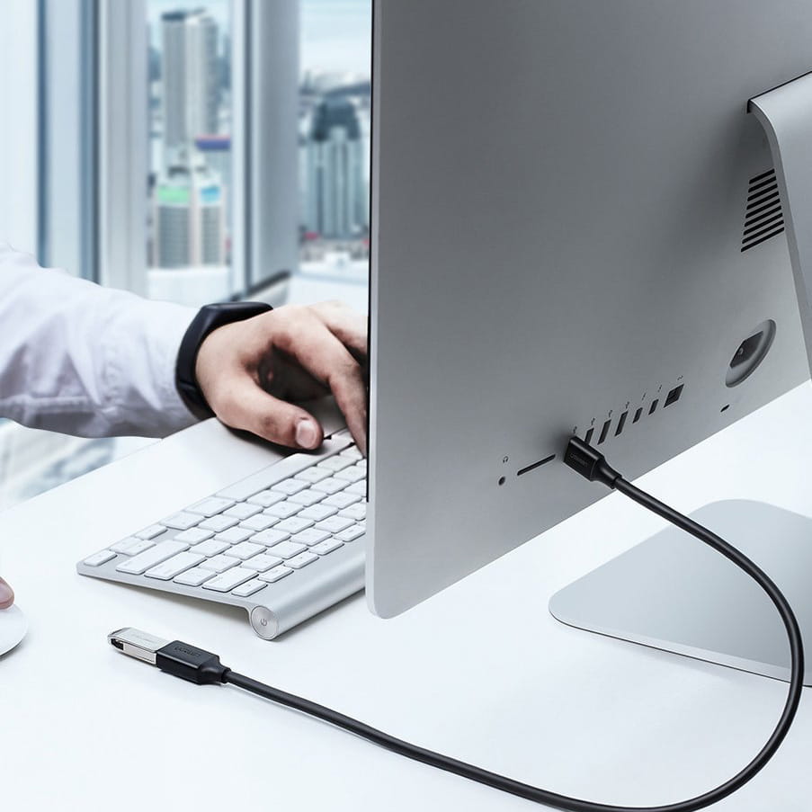Adapterkabel USB (Buchse) - USB (Stecker), Ugreen US129 3.0, 5 Gbps, 2 m, Schwarz